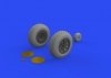Eduard 632160 P-40E wheels TRUMPETER 1/32